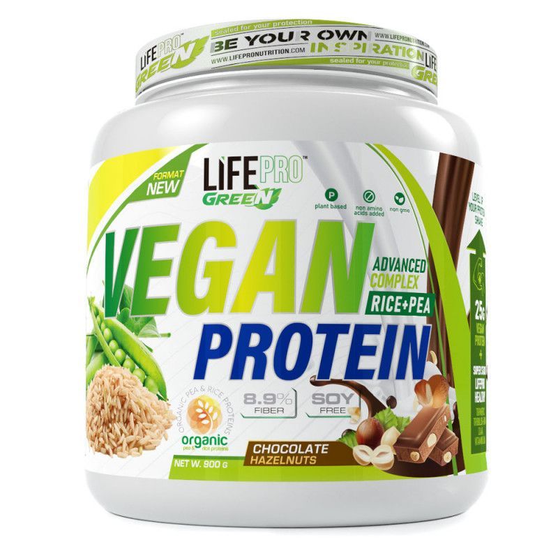 Lifepro vegan protein Chocolat noisette