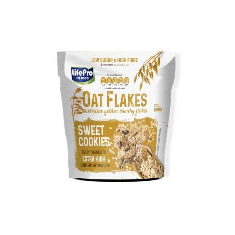 lifepro oatflakes 800g cookies