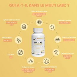 labz nutrition multivitamines 60caps compo label