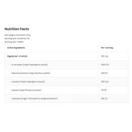 ostrovit enzyme digezyme 90tabs values
