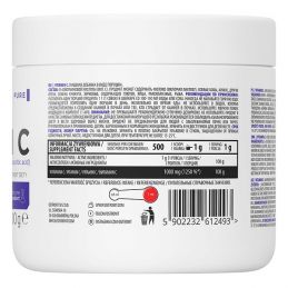 ostrovit vitamin C 500g values
