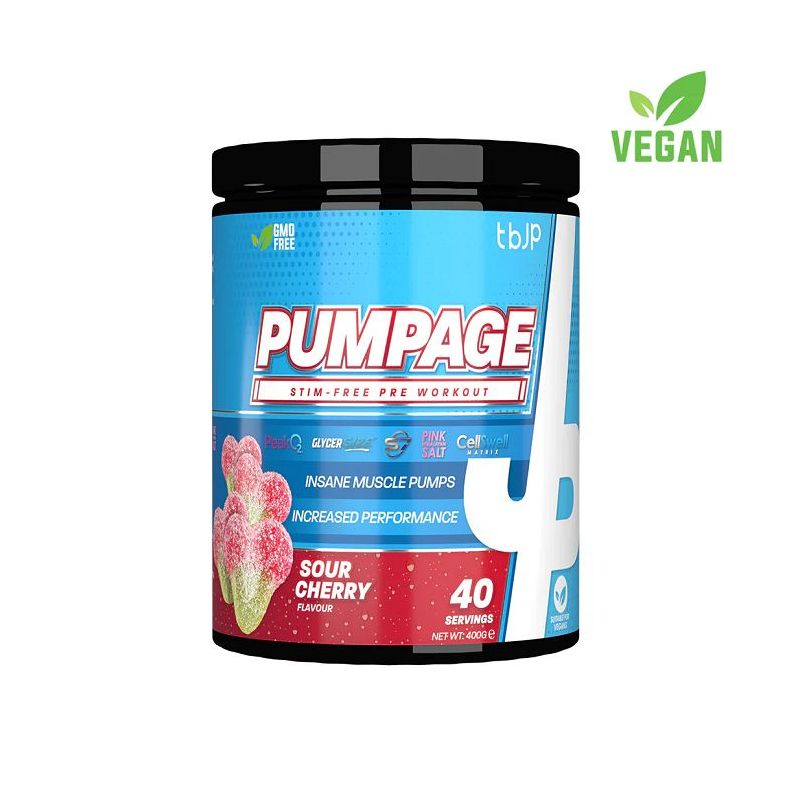 tbjp pumpage pre workout 400g
